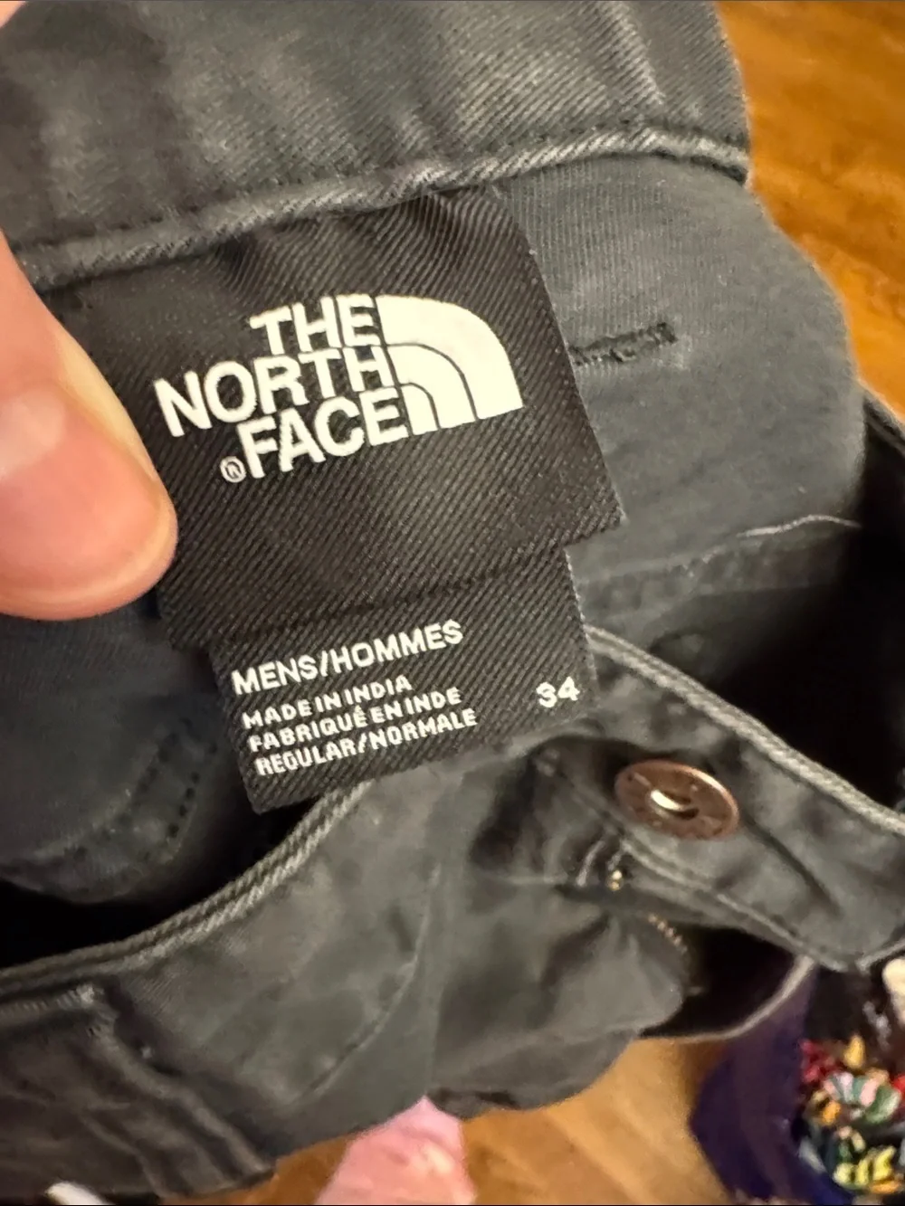 The North Face Black Straight-Leg Chinos size 34x30